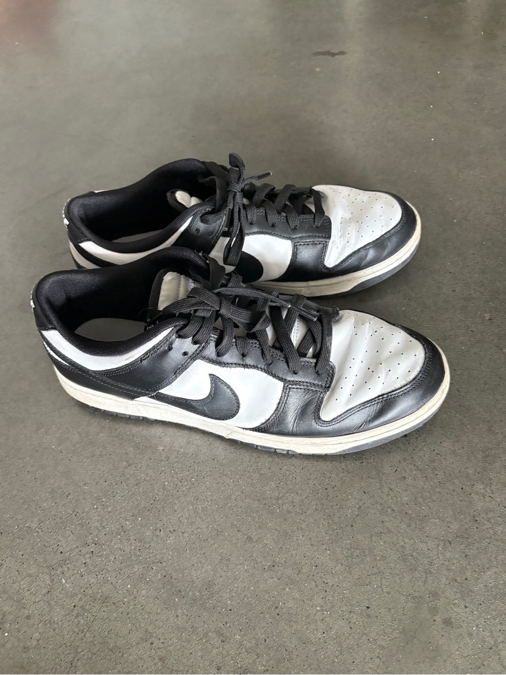 Men’s Nike Black and White Low-Top Dunks